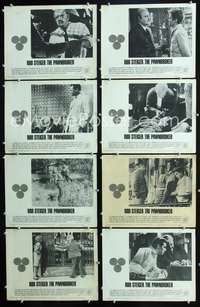 v445 PAWNBROKER 8 movie lobby cards '65 Rod Steiger, Sidney Lumet