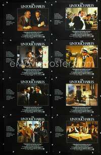 v581 UNTOUCHABLES 8 English movie lobby cards '87 Costner, De Niro