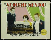 w040 ACE OF CADS movie lobby card '26 Adolphe Menjou, Alice Joyce