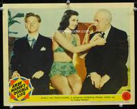 w055 ANDY HARDY'S DOUBLE LIFE movie lobby card '42 Mickey Rooney & sexy swimmer Esther Williams!