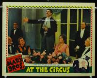 w013 AT THE CIRCUS movie lobby card '39 Groucho Marx embarasses Margaret Dumont at formal dinner!