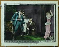 w073 BACKBONE movie lobby card '23 Alfred Lunt saves Edith Roberts!