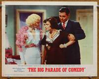 w571 MGM'S BIG PARADE OF COMEDY movie lobby card #8 '64 Jean Harlow & Clark Gable fighting!