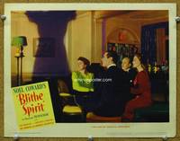w116 BLITHE SPIRIT movie lobby card '45 Noel Coward, Rex Harrison at seance!