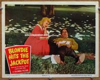 w120 BLONDIE HITS THE JACKPOT movie lobby card #6 '49 Penny Singleton