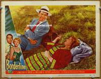 w134 BORDERLINE movie lobby card #7 '50 Fred MacMurray, Claire Trevor