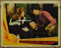 w160 CALLING WILD BILL ELLIOTT movie lobby card '43 William Elliot & Anne Jeffreys close up!