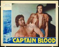 w164 CAPTAIN BLOOD movie lobby card '35 Michael Curtiz swashbuckling classic!