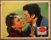 w175 CENTENNIAL SUMMER movie lobby card '46 Jeanne Crain & Cornel Wilde romantic close up!