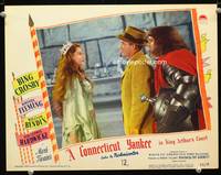 w195 CONNECTICUT YANKEE IN KING ARTHUR'S COURT movie lobby card '49 Bing Crosby, William Bendix