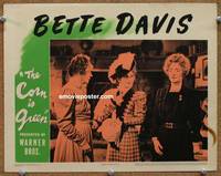 w197 CORN IS GREEN movie lobby card '45 Bette Davis, Mildred Dunnock