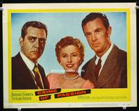 w206 CRIME OF PASSION movie lobby card #5 '57 Barbara Stanwyck, Sterling Hayden, Raymond Burr