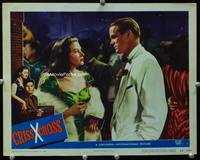w208 CRISS CROSS movie lobby card #7 '48 Dan Duryea & sexy Yvonne De Carlo close up!