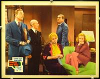 w217 DANGER - LOVE AT WORK movie lobby card '37 Ann Sothern, Jack Haley, Edward Everett Horton