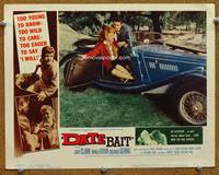 w222 DATE BAIT movie lobby card #1 '60 she's about to learn about love, one way or the other!