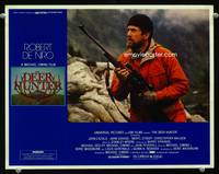 w234 DEER HUNTER movie lobby card '78 best Robert De Niro close up with hunting rifle!