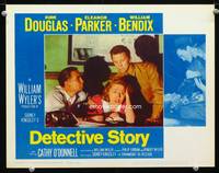 w245 DETECTIVE STORY movie lobby card #2 R60 Kirk Douglas, Eleanor Parker
