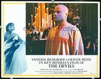 w247 DEVILS movie lobby card #5 '71 Ken Russell, Oliver Reed close up!