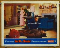 w249 DIAL M FOR MURDER movie lobby card #1 '54 Alfred Hitchcock, Grace Kelly, Ray Milland