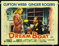 w270 DREAM BOAT movie lobby card #2 '52 Clifton Webb, Anne Francis