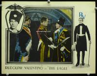 w276 EAGLE movie lobby card '25 three great images of Ruldolph Valentino!