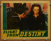 w307 FLIGHT FROM DESTINY movie lobby card '41 Geraldine Fitzgerald close up!