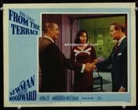 w325 FROM THE TERRACE movie lobby card #4 '60 Paul Newman, Ina Balin