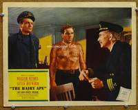 w373 HAIRY APE movie lobby card '44 barechested William Bendix, Eugene O'Neill