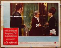 w392 HEIRESS movie lobby card #5 '49 Olivia de Havilland, Montgomery Clift
