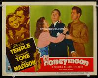 w409 HONEYMOON movie lobby card #5 '47 Shirley Temple, Guy Madison, Franchot Tone