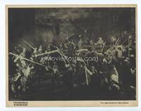 w419 HUNCHBACK OF NOTRE DAME movie lobby card '23 the night attack on the cathedral!