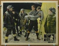 w420 HUNTED WOMAN movie lobby card '25 super young Victor McLaglen kidnaps girl!