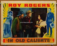 w431 IN OLD CALIENTE movie lobby card '39 Roy Rogers, Gabby Hayes, Katherine DeMille