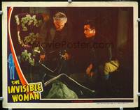 w439 INVISIBLE WOMAN movie lobby card '40 cool special effects image of Virginia Bruce!