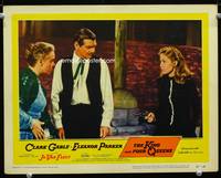 w467 KING & FOUR QUEENS movie lobby card '57 Clark Gable, Eleanor Parker, Jo Van Fleet