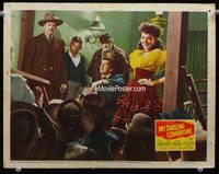 w591 MY DARLING CLEMENTINE lobby card #2 '46 John Ford, Henry Fonda, Victor Mature, Linda Darnell