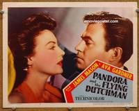 w616 PANDORA & THE FLYING DUTCHMAN lobby card #8 '51 James Mason& Ava Gardner romantic close up!