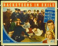 w643 RACKETEERS IN EXILE movie lobby card '37 George Bancroft, Evelyn Venable
