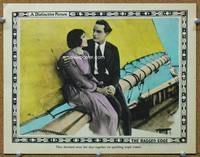 w645 RAGGED EDGE movie lobby card '23 Alfred Lunt & Mona Palma romantic close up on boat!