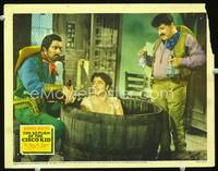 w654 RETURN OF THE CISCO KID movie lobby card '39 Warner Baxter, Cesar Romero in bath!