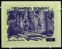w660 ROAMING ROMEO movie lobby card '28 Lupino Lane & Wallace Lupino!