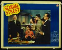w675 SCANDAL STREET movie lobby card '38 Lew Ayres, Virginia Weidler, Louise Campbell