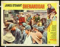 w686 SHENANDOAH movie lobby card #3 '65 James Stewart & family with Civil War soldiers!