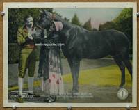 w692 SILAS MARNER lobby card '22 Bradley Barker & Marie Wells by horse, from George Eliot novel!