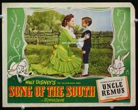 w707 SONG OF THE SOUTH movie lobby card #4 '46 Bobby Driscoll & Ruth Warrick close up!
