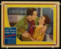 w722 STAR IS BORN movie lobby card '37 great romantic close up of Janet Gaynor & Fredric March!