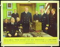 w727 STORY OF DR. WASSELL movie lobby card '44 Gary Cooper testifies to military men!