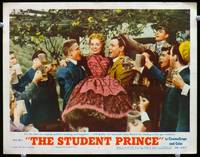 w733 STUDENT PRINCE movie lobby card #7 '54 Ann Blyth with many gay students!