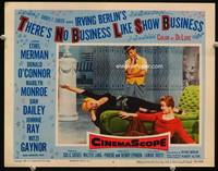 w770 THERE'S NO BUSINESS LIKE SHOW BUSINESS lobby card #4 '54 sexy Marilyn Monroe, O'Connor, Gaynor