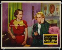 w771 THESE THREE movie lobby card '36 Merle Oberon & Miriam Hopkins 2-shot!